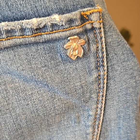 Black Orchid Blue Flare Wide Leg Jeans - Picture 3 of 3